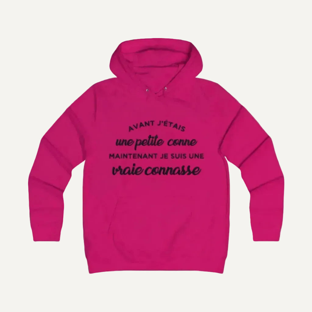 Sweat Femme Humoristique – Avant j’étais une petite conne