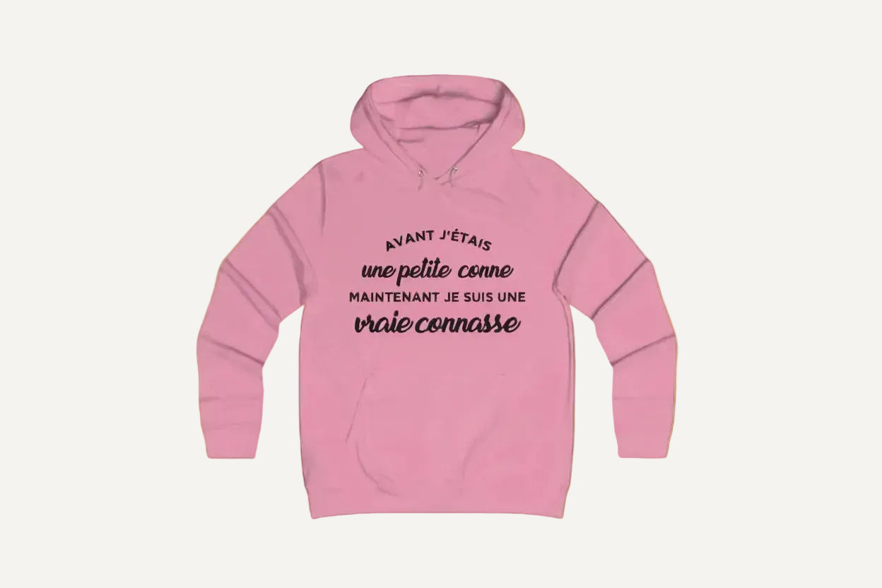 Sweat Femme Humoristique – Avant j’étais une petite conne